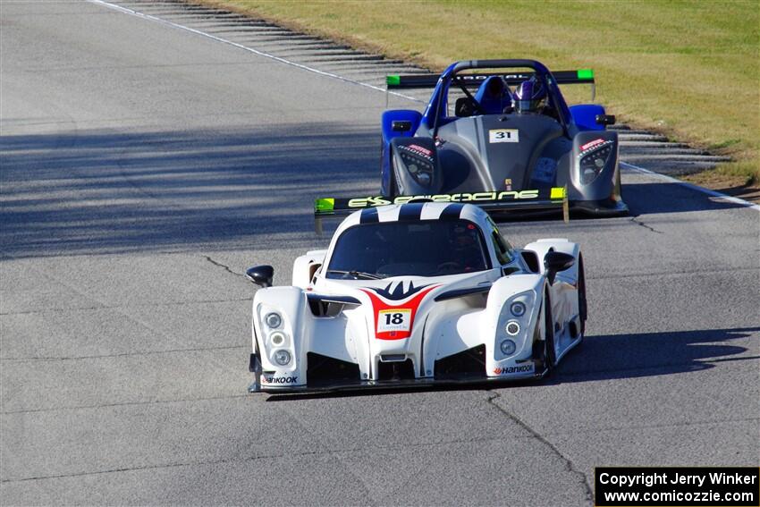 Conrad Park's Radical RXC 600R and Christian Weir's Radical SR3 RSX 1340