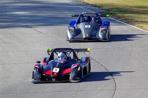 Scott Wagner's Radical SR10 and Christian Weir's Radical SR3 RSX 1340