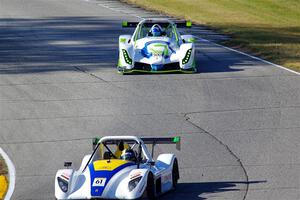 Mike Anzaldi's Radical SR3 RSX 1340 and Indy Al Miller's Radical SR10