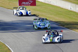 David Alban's Radical SR3 XX 1500, Indy Al Miller's Radical SR10 and Zac Ping's Radical SR3 RSX 1340