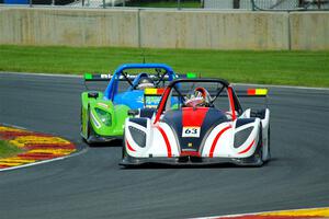 Jim Booth's Radical SR10 and David Alban's Radical SR3 XX 1340