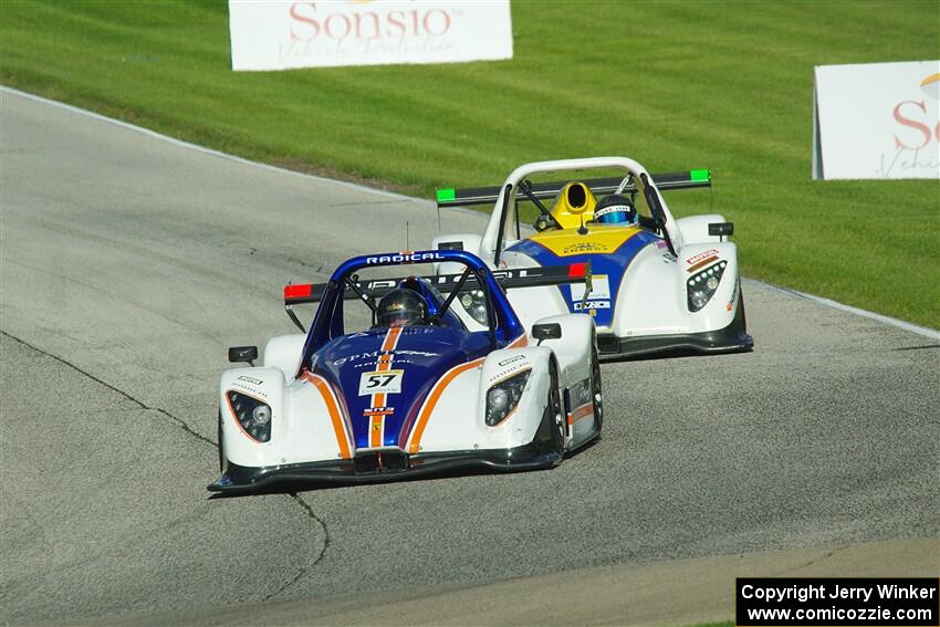 David Flynt's Radical SR3 XX 1500 and Mike Anzaldi's Radical SR3 RSX 1340