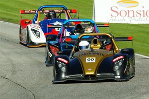 Nate Smith's Radical SR3 RS 1500, Gustavo Rafols' Radical SR3 RSX 1500 and Palmer Miller's Radical SR3 XX 1500