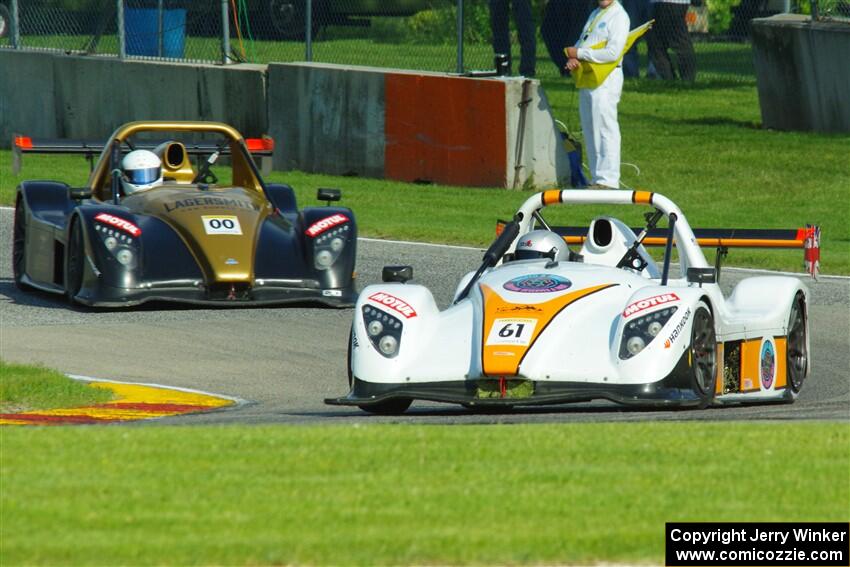 Reece Everard's Radical SR3 RSX 1500 and Nate Smith's Radical SR3 RS 1500