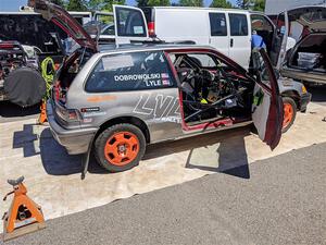 Nick Lyle / Kevin Dobrowolski Honda Civic Si before the start of the event.