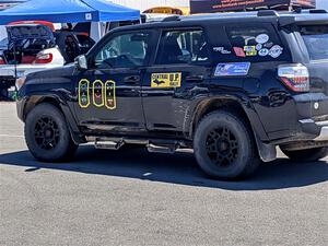 The '000' car, a Toyota 4Runner TRD, before the start of the event.