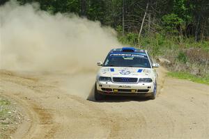 Tim Michel / Michelle Michel Audi A4 Quattro on SS1, J5 North.