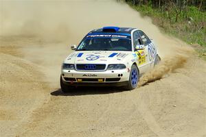 Tim Michel / Michelle Michel Audi A4 Quattro on SS1, J5 North.