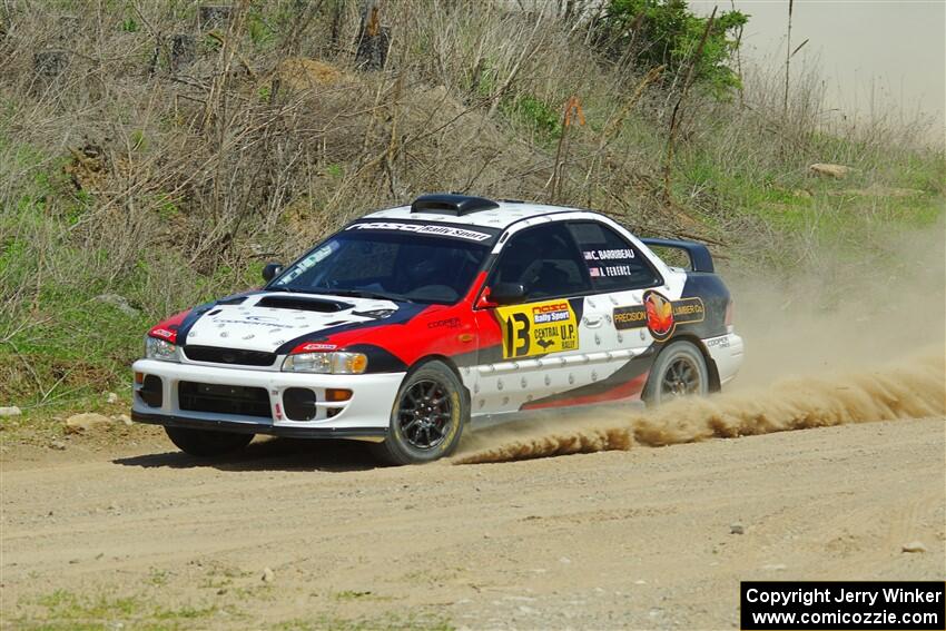 Chris Barribeau / Alex Ferencz Subaru Impreza RS on SS1, J5 North.