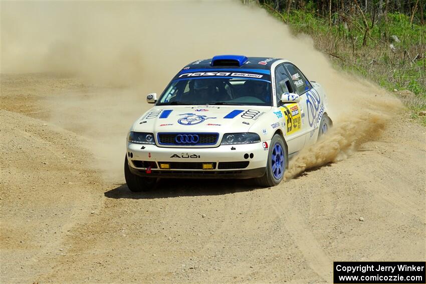 Tim Michel / Michelle Michel Audi A4 Quattro on SS1, J5 North.