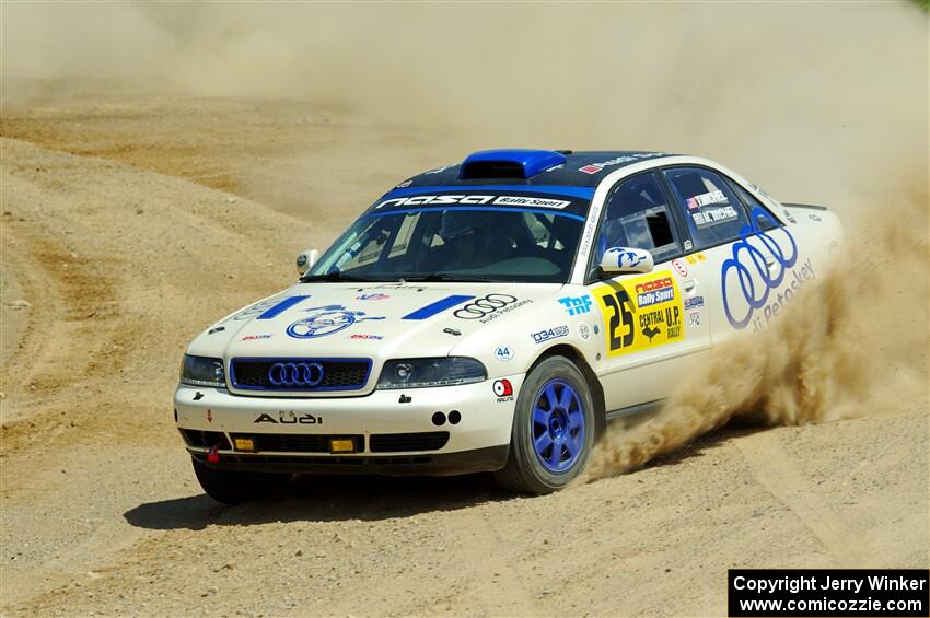 Tim Michel / Michelle Michel Audi A4 Quattro on SS1, J5 North.