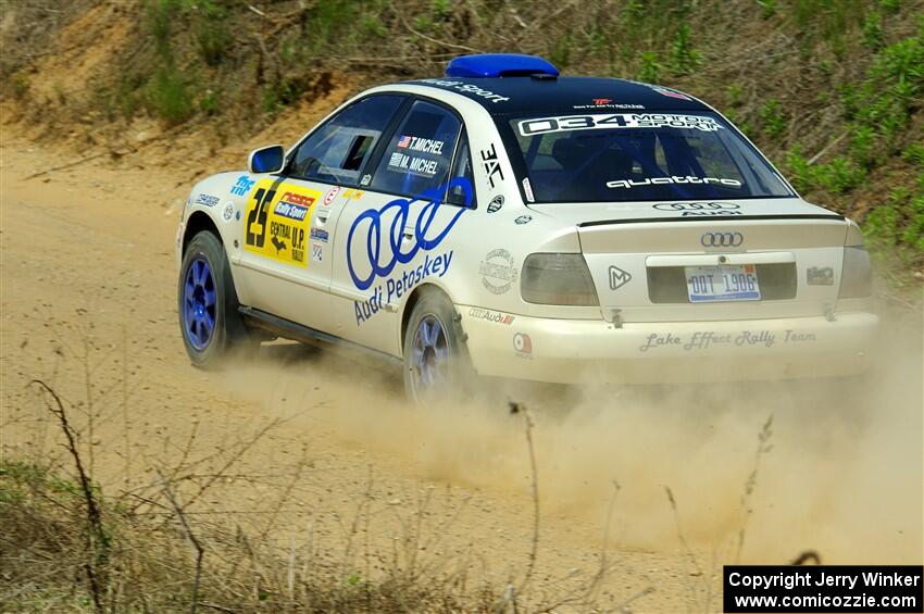 Tim Michel / Michelle Michel Audi A4 Quattro on SS1, J5 North.