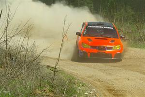 Mike Engle / Morgan Engle Subaru WRX on SS1, J5 North.