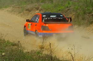 Mike Engle / Morgan Engle Subaru WRX on SS1, J5 North.