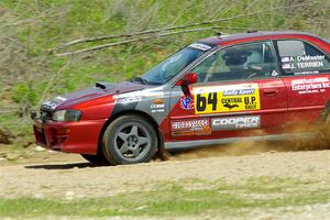 Arin DeMaster / Joe Terrien Subaru Impreza on SS1, J5 North.