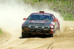 Al Dantes, Jr. / Keegan Helwig Mazda RX-7 LS on SS1, J5 North.