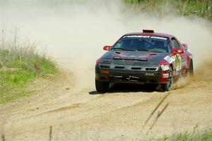 Al Dantes, Jr. / Keegan Helwig Mazda RX-7 LS on SS1, J5 North.