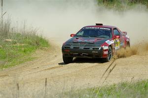 Al Dantes, Jr. / Keegan Helwig Mazda RX-7 LS on SS1, J5 North.