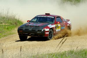 Al Dantes, Jr. / Keegan Helwig Mazda RX-7 LS on SS1, J5 North.