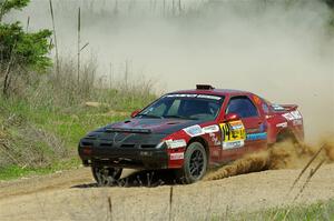 Al Dantes, Jr. / Keegan Helwig Mazda RX-7 LS on SS1, J5 North.