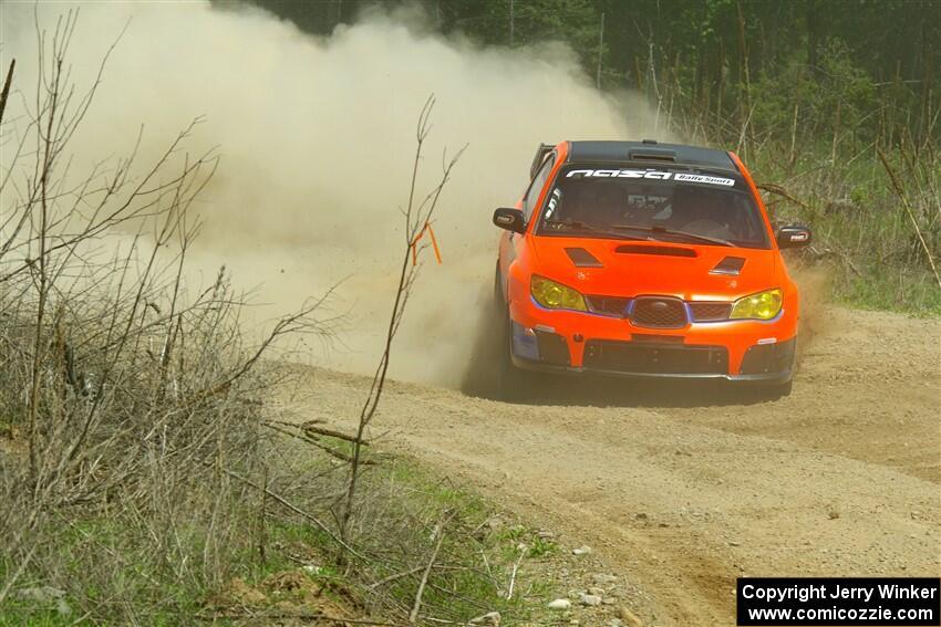 Mike Engle / Morgan Engle Subaru WRX on SS1, J5 North.