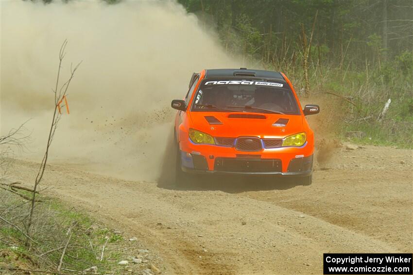 Mike Engle / Morgan Engle Subaru WRX on SS1, J5 North.