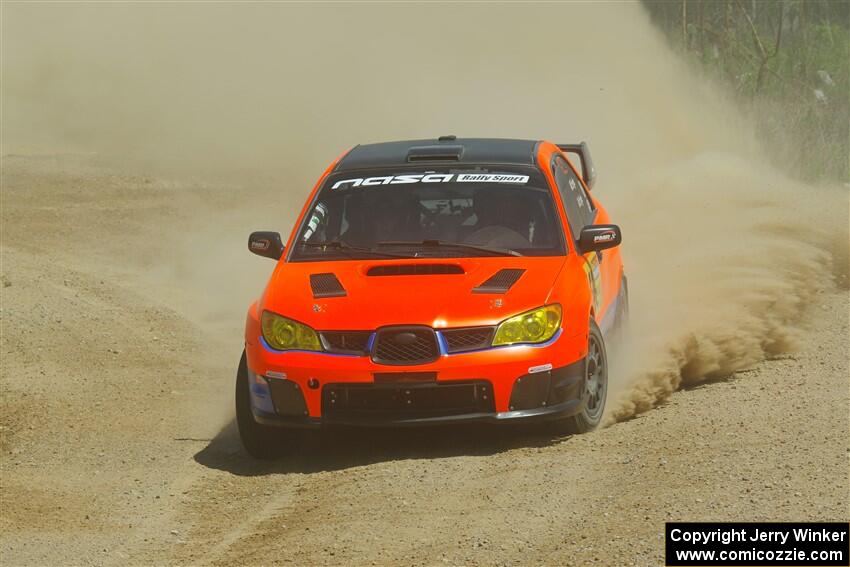 Mike Engle / Morgan Engle Subaru WRX on SS1, J5 North.