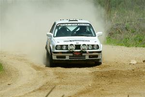 Adam VanDamme / Andrew Herron BMW 325i on SS1, J5 North.