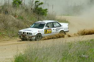 Adam VanDamme / Andrew Herron BMW 325i on SS1, J5 North.