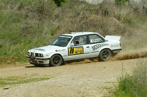 Adam VanDamme / Andrew Herron BMW 325i on SS1, J5 North.