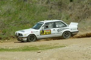 Adam VanDamme / Andrew Herron BMW 325i on SS1, J5 North.