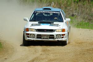 Tyler Matalas / Dustin Sharkozy Subaru Impreza LX on SS1, J5 North.