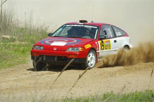 Sean Burke / Max Burke Honda CRX on SS1, J5 North.