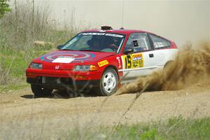 Sean Burke / Max Burke Honda CRX on SS1, J5 North.