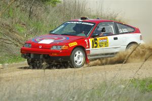 Sean Burke / Max Burke Honda CRX on SS1, J5 North.