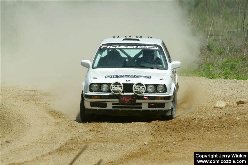 Adam VanDamme / Andrew Herron BMW 325i on SS1, J5 North.