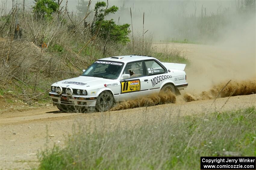 Adam VanDamme / Andrew Herron BMW 325i on SS1, J5 North.