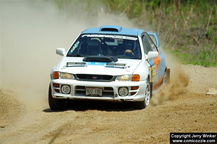 Tyler Matalas / Dustin Sharkozy Subaru Impreza LX on SS1, J5 North.