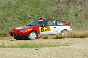 Sean Burke / Max Burke Honda CRX on SS1, J5 North.