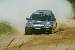 Nick Lyle / Kevin Dobrowolski Honda Civic Si on SS1, J5 North.