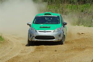 Eric Dieterich / Jake Wolfe Ford Fiesta on SS1, J5 North.