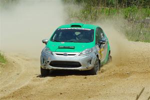 Eric Dieterich / Jake Wolfe Ford Fiesta on SS1, J5 North.