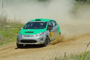 Eric Dieterich / Jake Wolfe Ford Fiesta on SS1, J5 North.