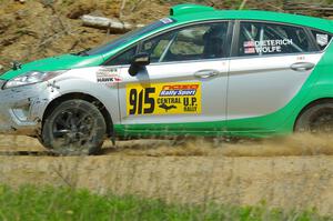 Eric Dieterich / Jake Wolfe Ford Fiesta on SS1, J5 North.