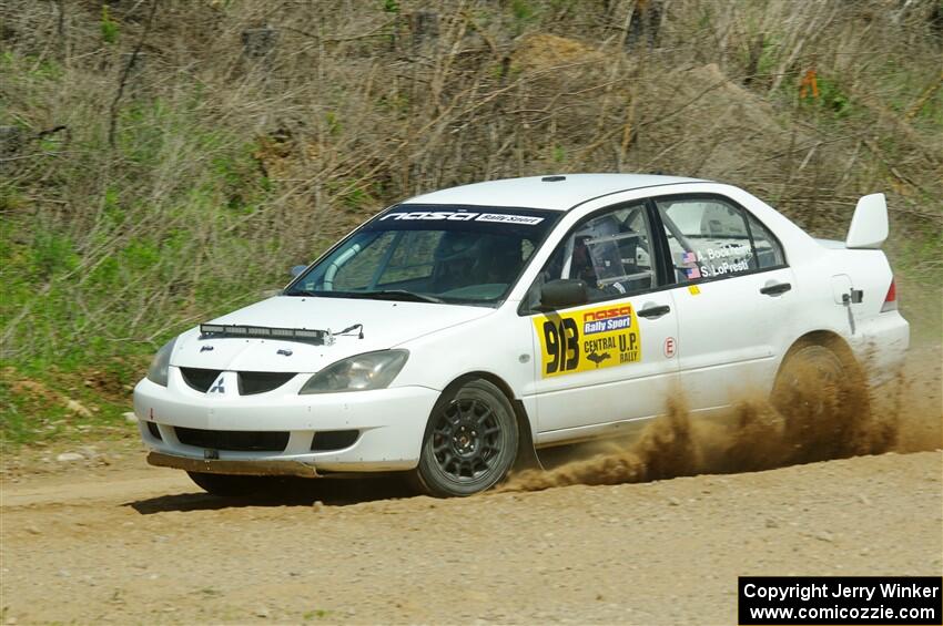 Andrew Bockheim / Salvatore LoPresti Mitsubishi Lancer on SS1, J5 North.