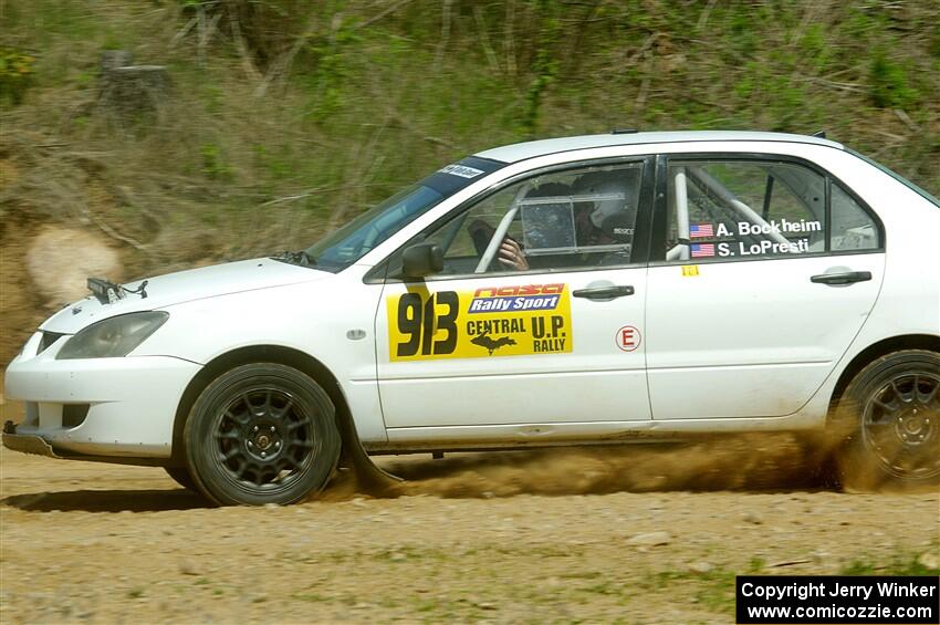 Andrew Bockheim / Salvatore LoPresti Mitsubishi Lancer on SS1, J5 North.