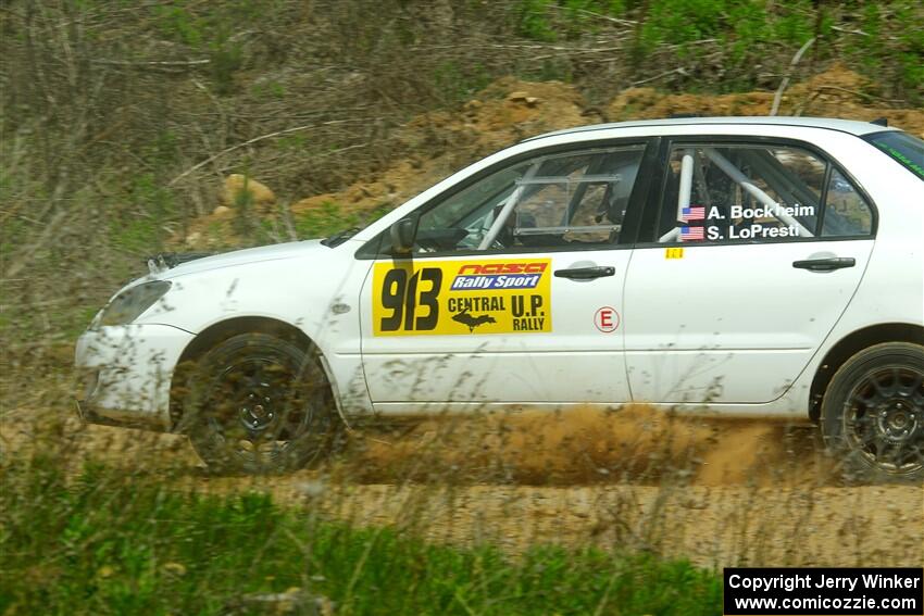 Andrew Bockheim / Salvatore LoPresti Mitsubishi Lancer on SS1, J5 North.