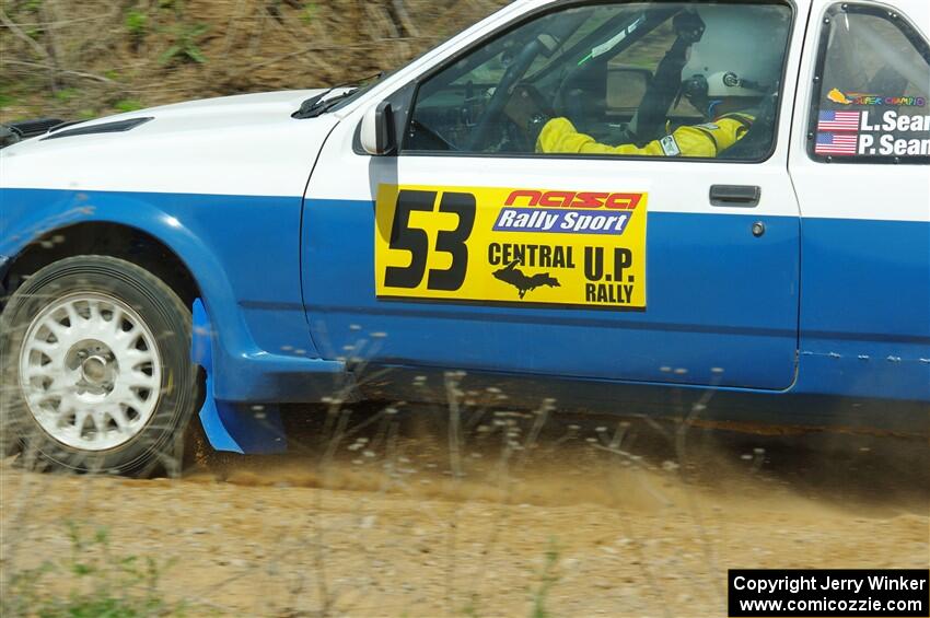 Perry Seaman / Patty Seaman Merkur XR4Ti on SS1, J5 North.