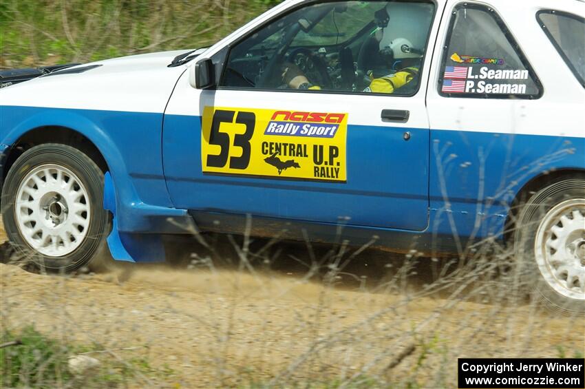 Perry Seaman / Patty Seaman Merkur XR4Ti on SS1, J5 North.