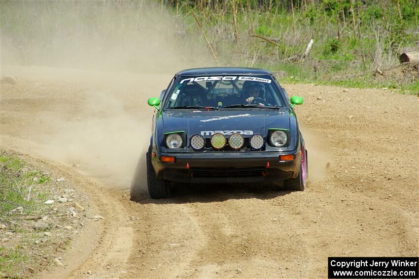 John Gusmano's Mazda RX-7 on SS1, J5 North.